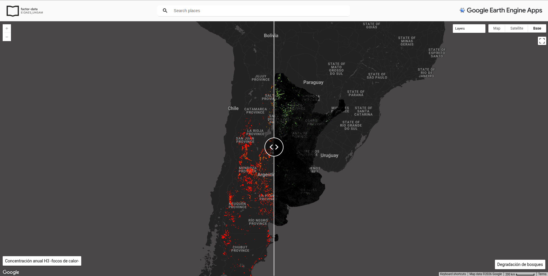 Incendios y expansión agraria